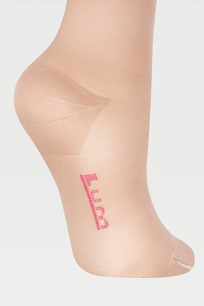 Чулки компрессионные прозрачные на широкое бедро (закрытый носок) 1 класс Idealista ID-300TW