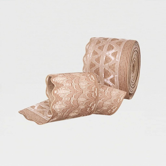 Чулки компрессионные прозрачные с ажурной резинкой (закрытый носок) 2 класс Idealista ID-301T