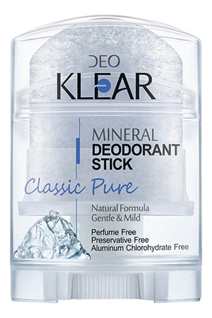 Дезодорант-кристалл "DEOKLEAR" кристалл-минерал 70 гр