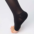 Чулки компрессионные с открытым носком, класс компрессии 1, ТК.930 (Размер: №4+ Цвет: Черный)
