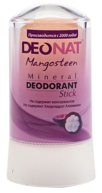 Дезодорант-кристалл "ДеоНат" с соком мангостина 60 гр